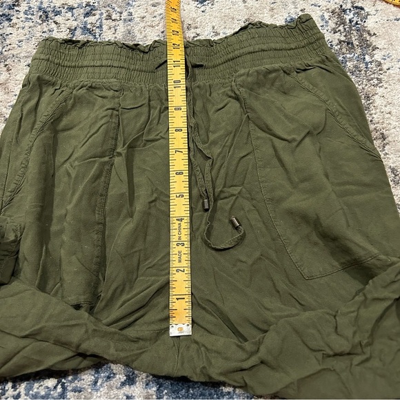 Abercrombie & Fitch Green Paper Bag Wide Leg Sweatpants Size Medium - Picture 9 of 10